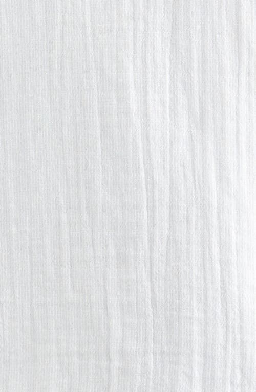 Nordstrom Stripe Short Sleeve Cotton Button-up Shirt & Shorts Set