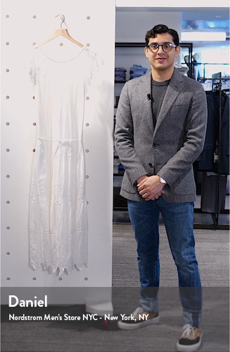 Embroidered Voile Dress, sales video thumbnail