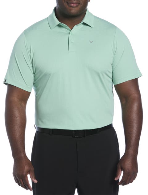 Big & Tall Classic Jacquard Golf Polo Shirt