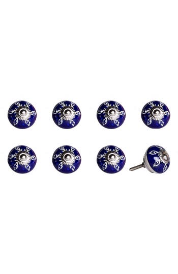 Kinetic 8-pack Knobs In Black Cream Silver