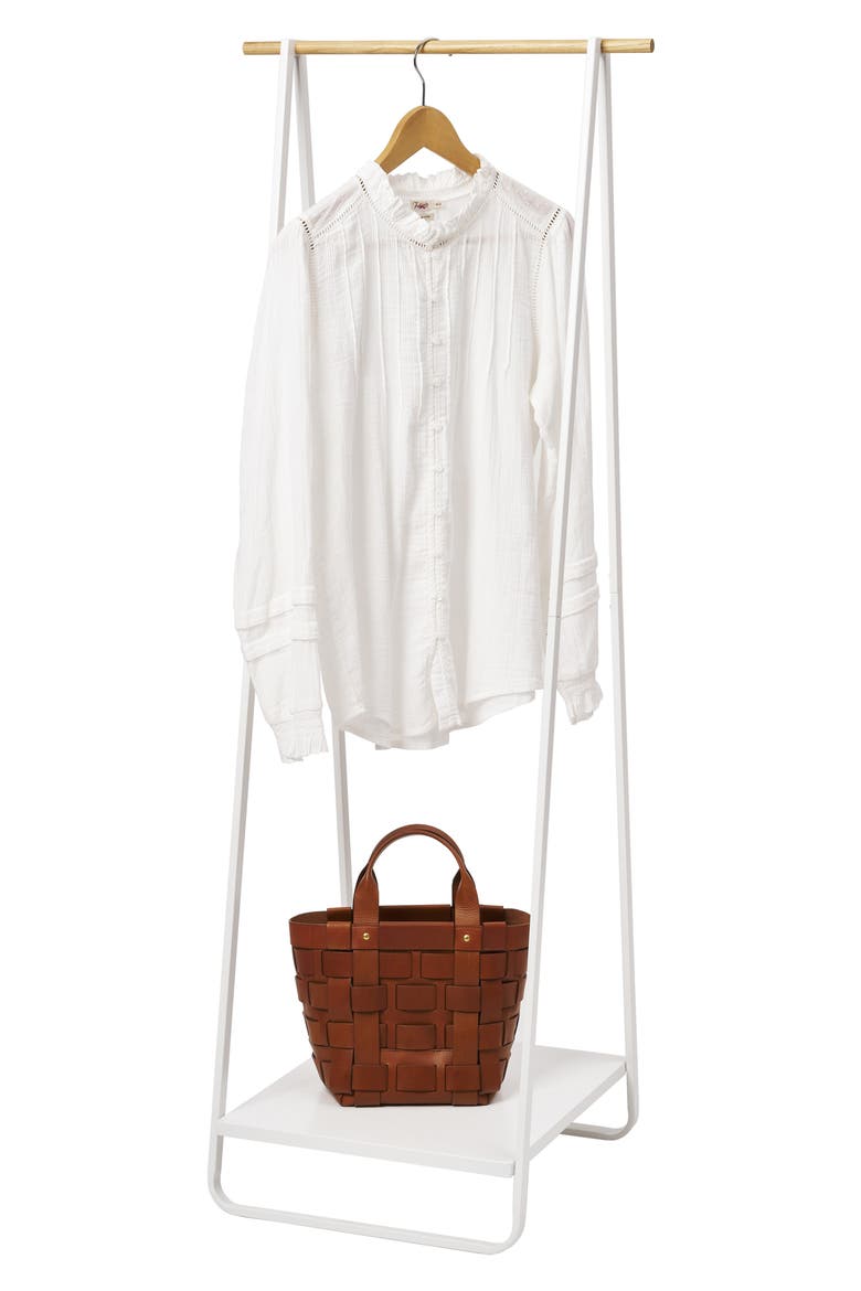 Freestanding Hanging Rack, Alternate, color, WHITE