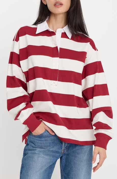 Oversize Rugby Polo Top