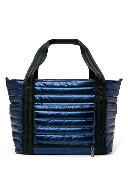Think Royln Jetset Wingman Tote In Pearl Indigo