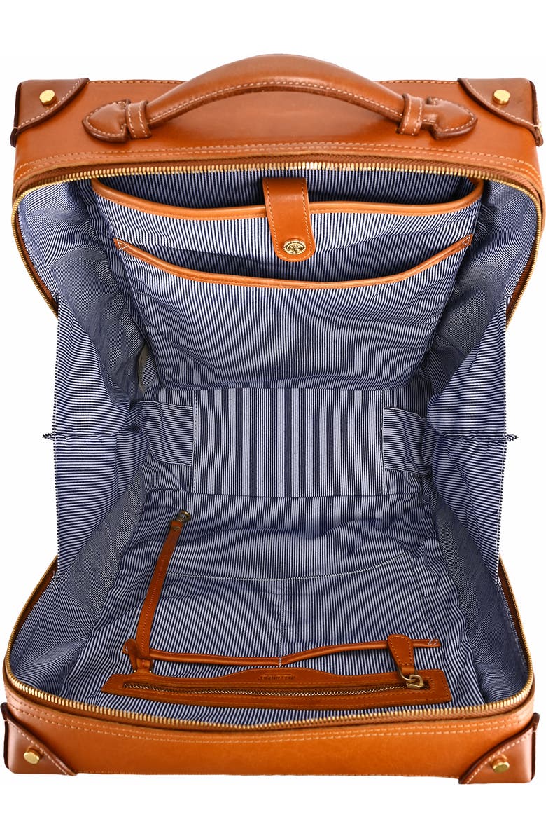 OLD TREND Speedwell Small Leather Trunk Backpack, Alternate, color, Caramel