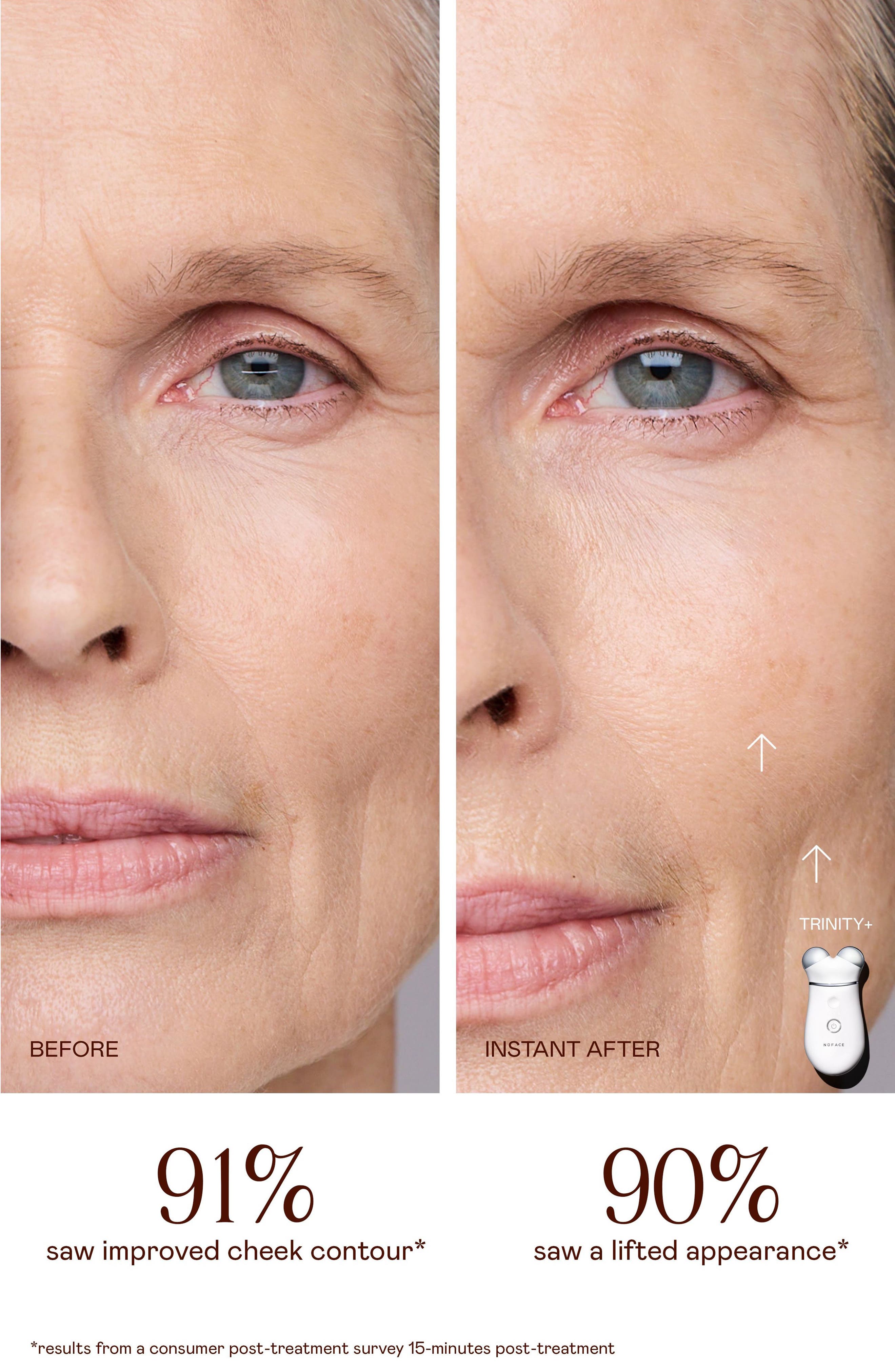 TRINITY+ Microcurrent Facial Toning Device with LED Red Light