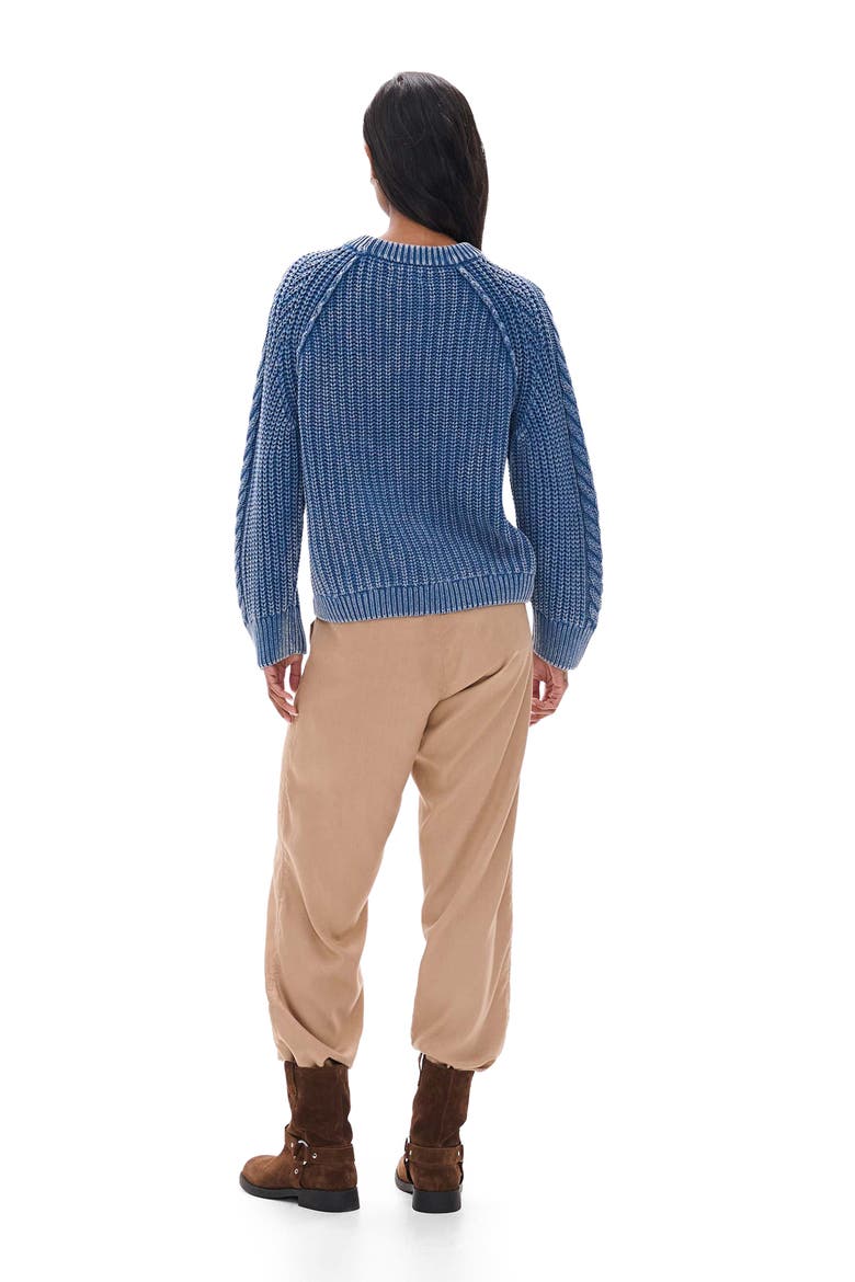 Sami Cable Knit Sweater, Alternate, color, STELLAR
