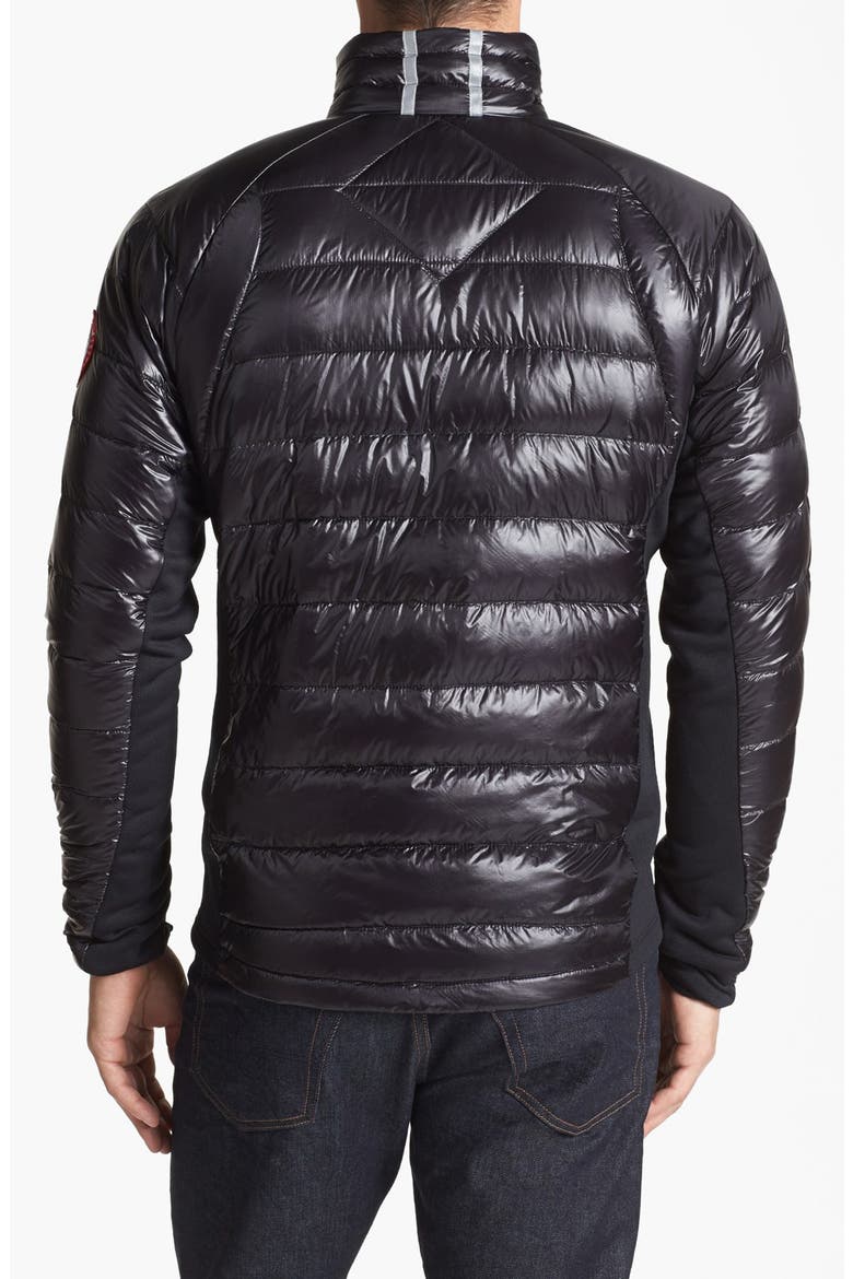 'Hybridge™ Lite' Slim Fit Packable Jacket, Alternate, color, BLACK