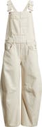 Free People Good Luck Denim Overalls