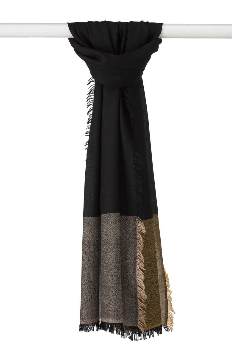 Nordstrom 'Eyelash' Striped Cashmere Wrap, Main, color, 