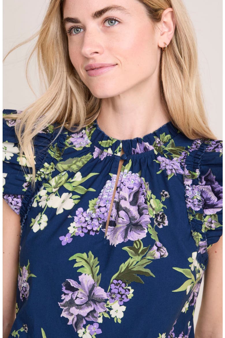 Floral Print Tiered Ruffle Minidress, Alternate, color, TABATHA FLORAL