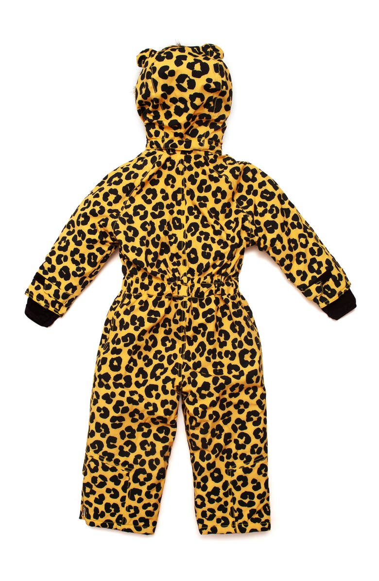 Roarsome Dash the Leopard Ski Suit, Alternate, color, Yellow/Black