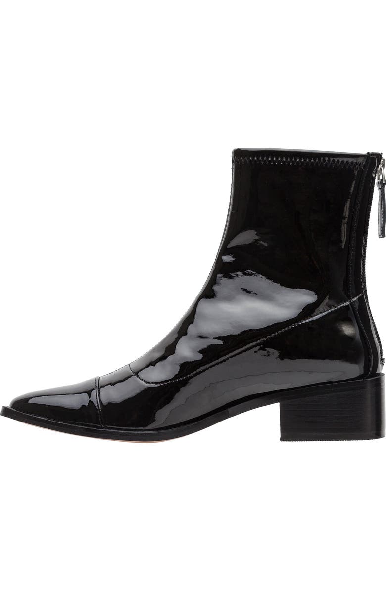 Linea Paolo Venata Block Heel Bootie, Alternate, color, Black