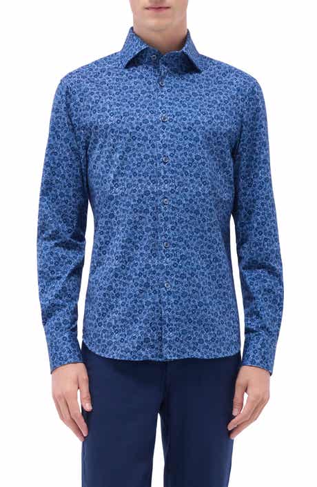 Bugatchi Devon OoohCotton® Floral Button-Up Shirt