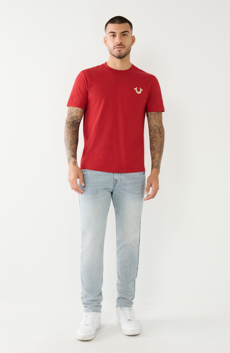 True Religion Brand Jeans Rocco Skinny Jeans, Alternate, color, Light Breezy Wash