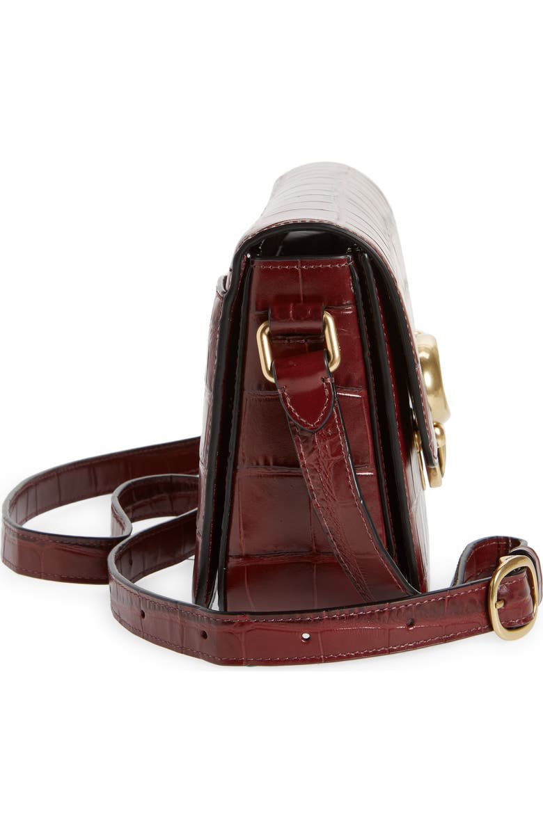 COACH Studio Croc Embossed Leather Shoulder Bag, Alternate, color,