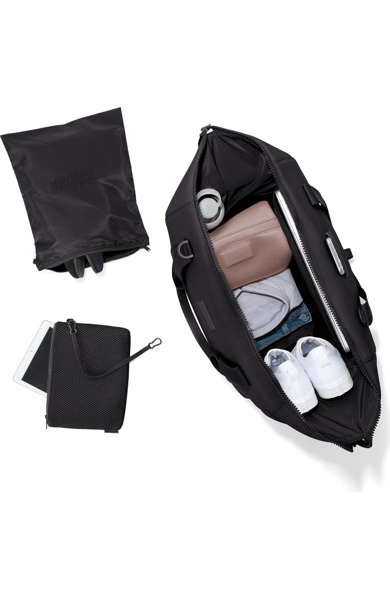 Dagne Dover Landon Medium Neoprene Carryall, Alternate, color, Onyx