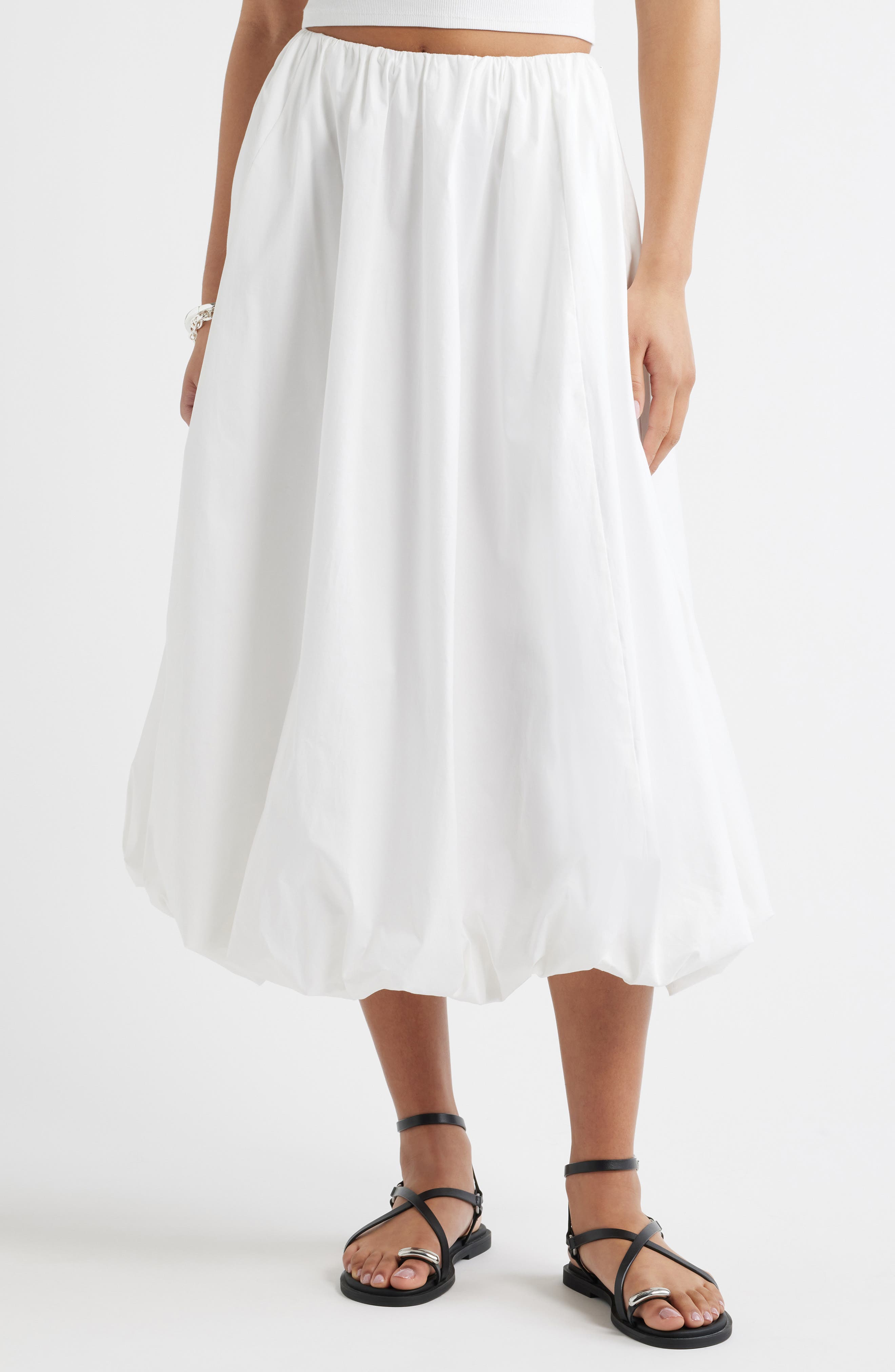 Bubble Midi Skirt