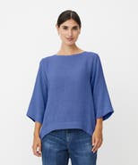 Masai Copenhagen Dovinia 3/4 Sleeve Round Neck Blouse