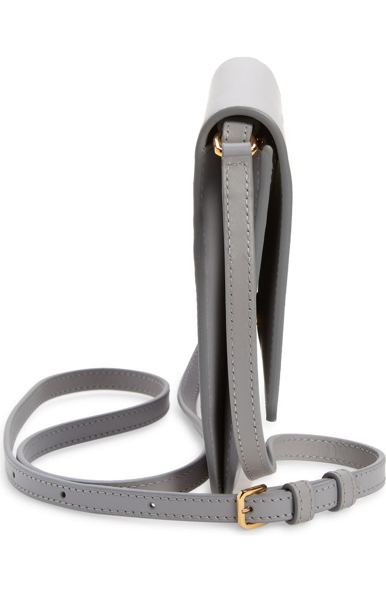 Burberry Mini TB Monogram Leather Shoulder Bag, Alternate, color,