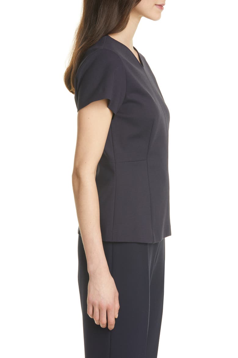 Ivalyna V-Neck Top, Alternate, color, MIDNIGHT