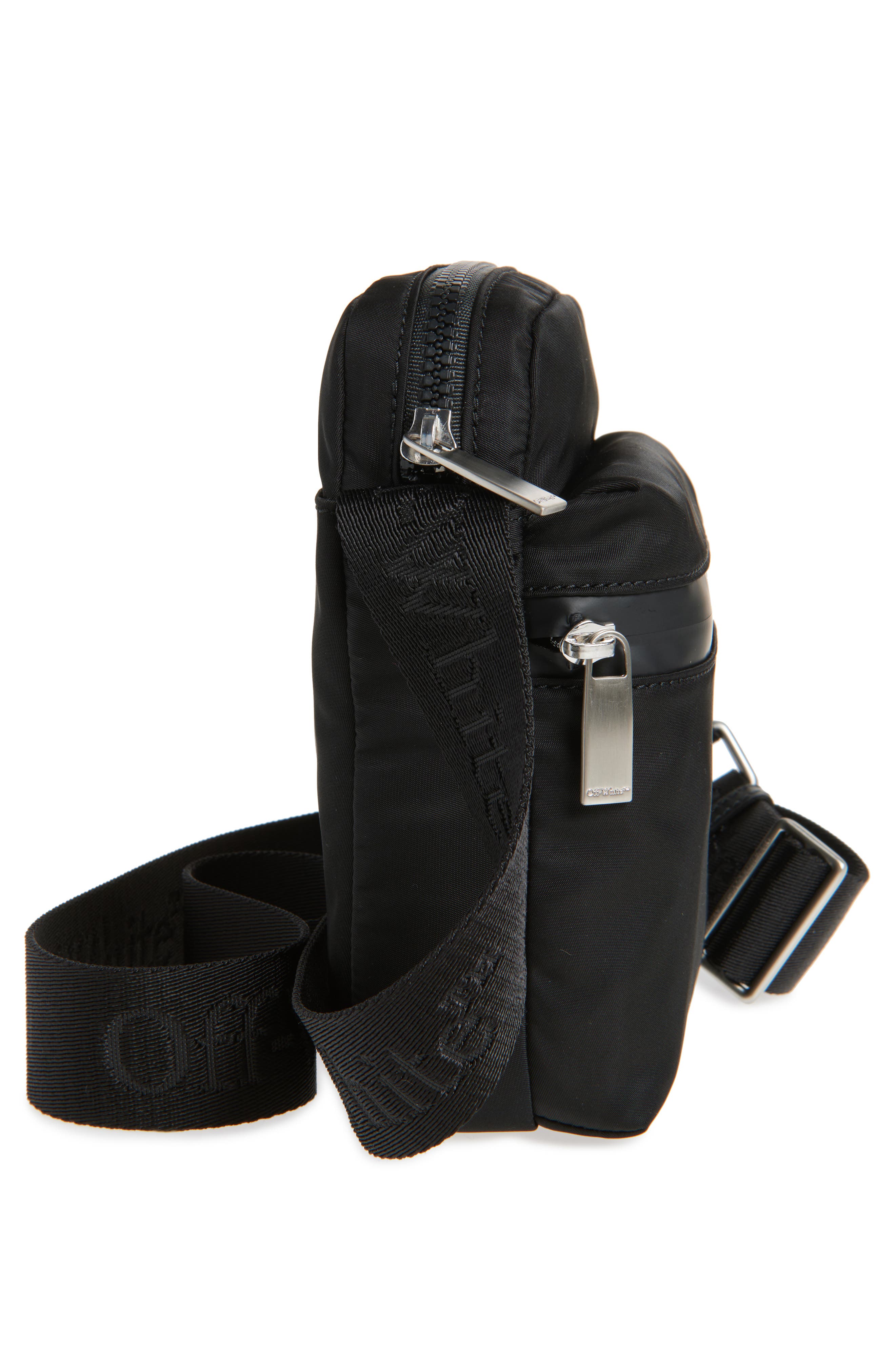 Off-White Outdoor Nylon Crossbody Bag, Alternate, color, 