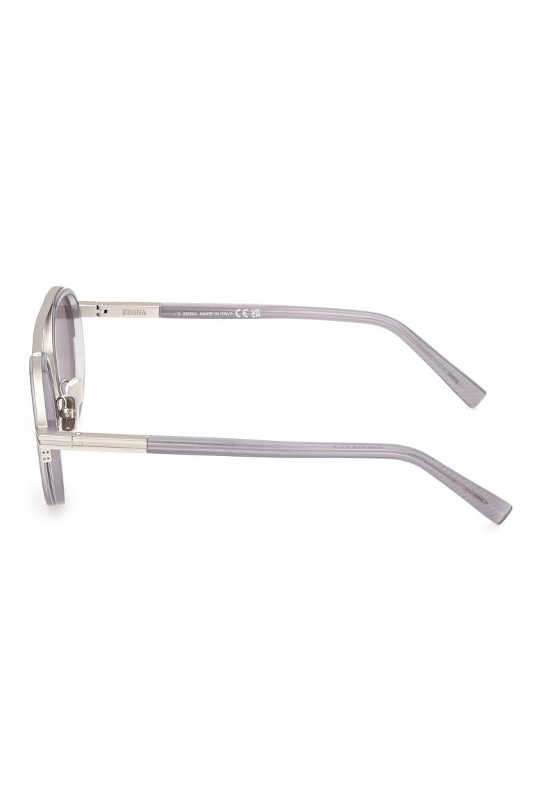 51mm Round Sunglasses, Alternate, color, GREY / OTHER / SMOKE