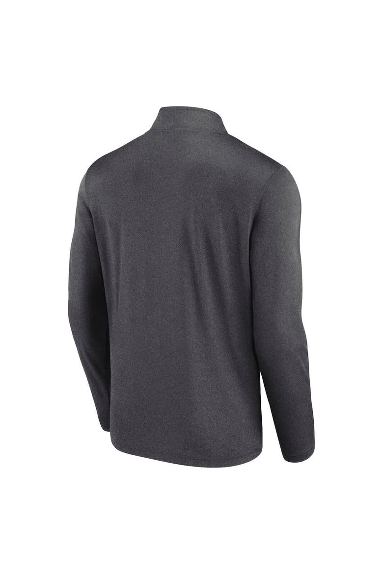 Men's Fanatics  Green New York Jets Head-to-Head Quarter-Zip Top, Alternate, color, Heather Charcoal