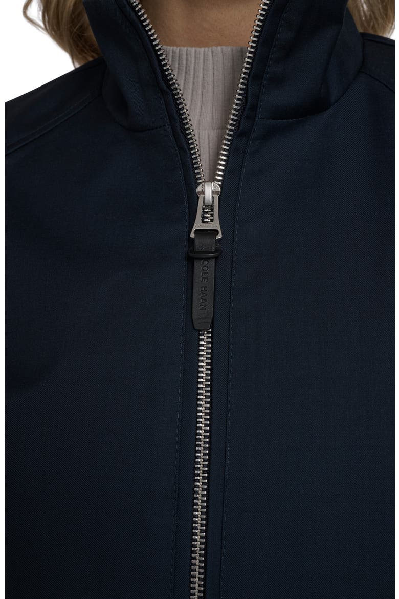 Bomber Rain Jacket, Alternate, color, NAVY