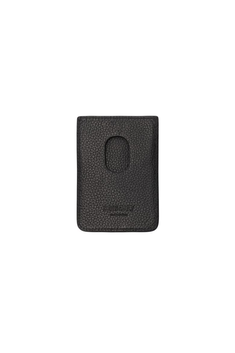 City Check Magnetic Card Case, Alternate, color, Iron grey