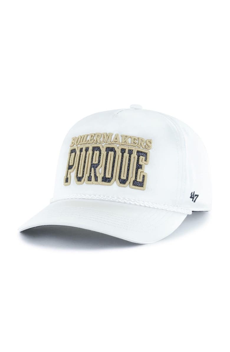 '47 Women's '47 White Purdue Boilermakers Outspoken Hitch Adjustable Hat, Alternate, color, White