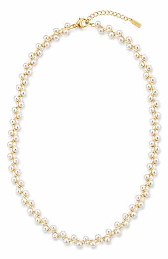Imitation Pearl Strand Necklace