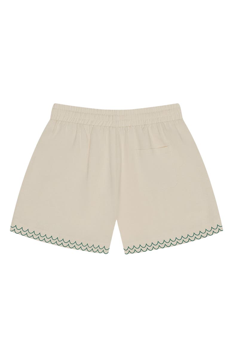 MAVRANS Flamingo Beach Drawstring Shorts, Alternate, color,