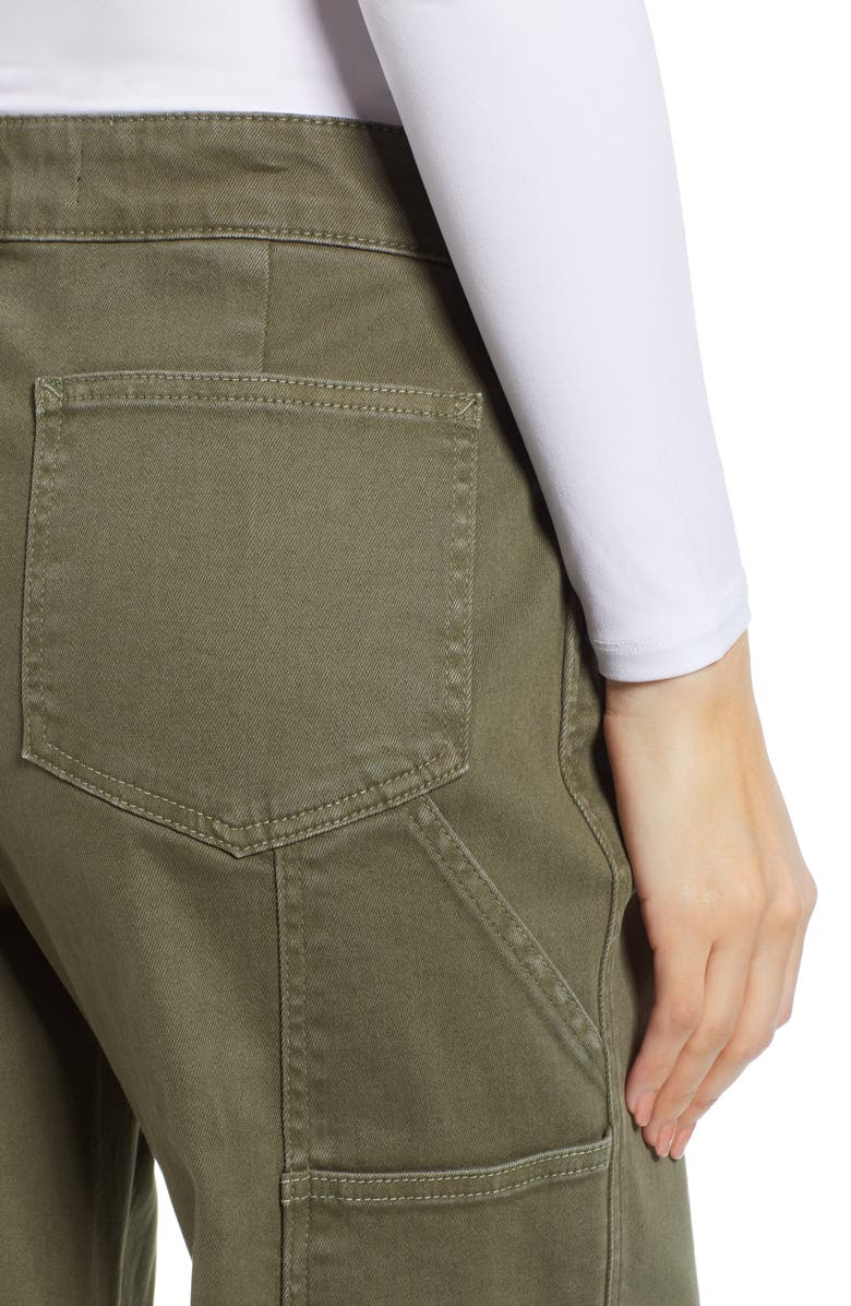 Prosperity Denim Cargo Wide Leg Crop Jeans, Alternate, color, 