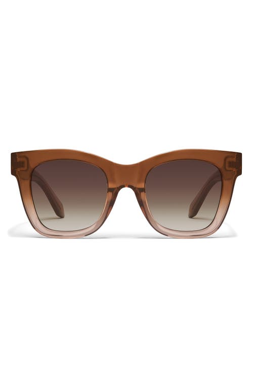 Quay After Hours 51mm Square Sunglasses In Coffee Doe/brown