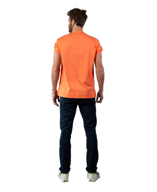 Woodpecker Pima Cotton Polo Shirt In Orange