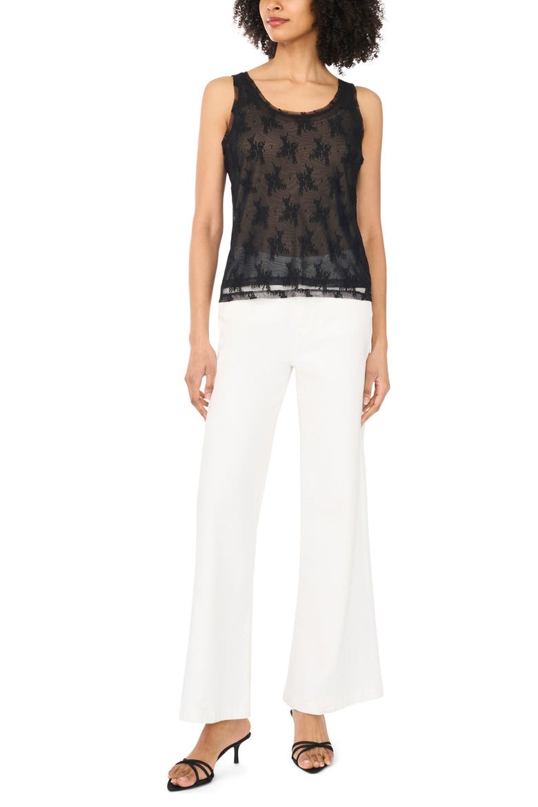Mesh Lined Lace Tank, Alternate, color, RICH BLACK