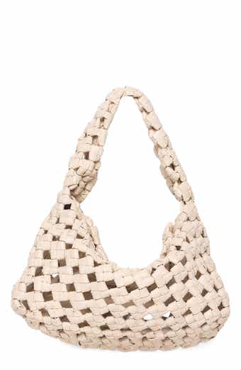 Mackenzie Woven Knot Shoulder Bag
