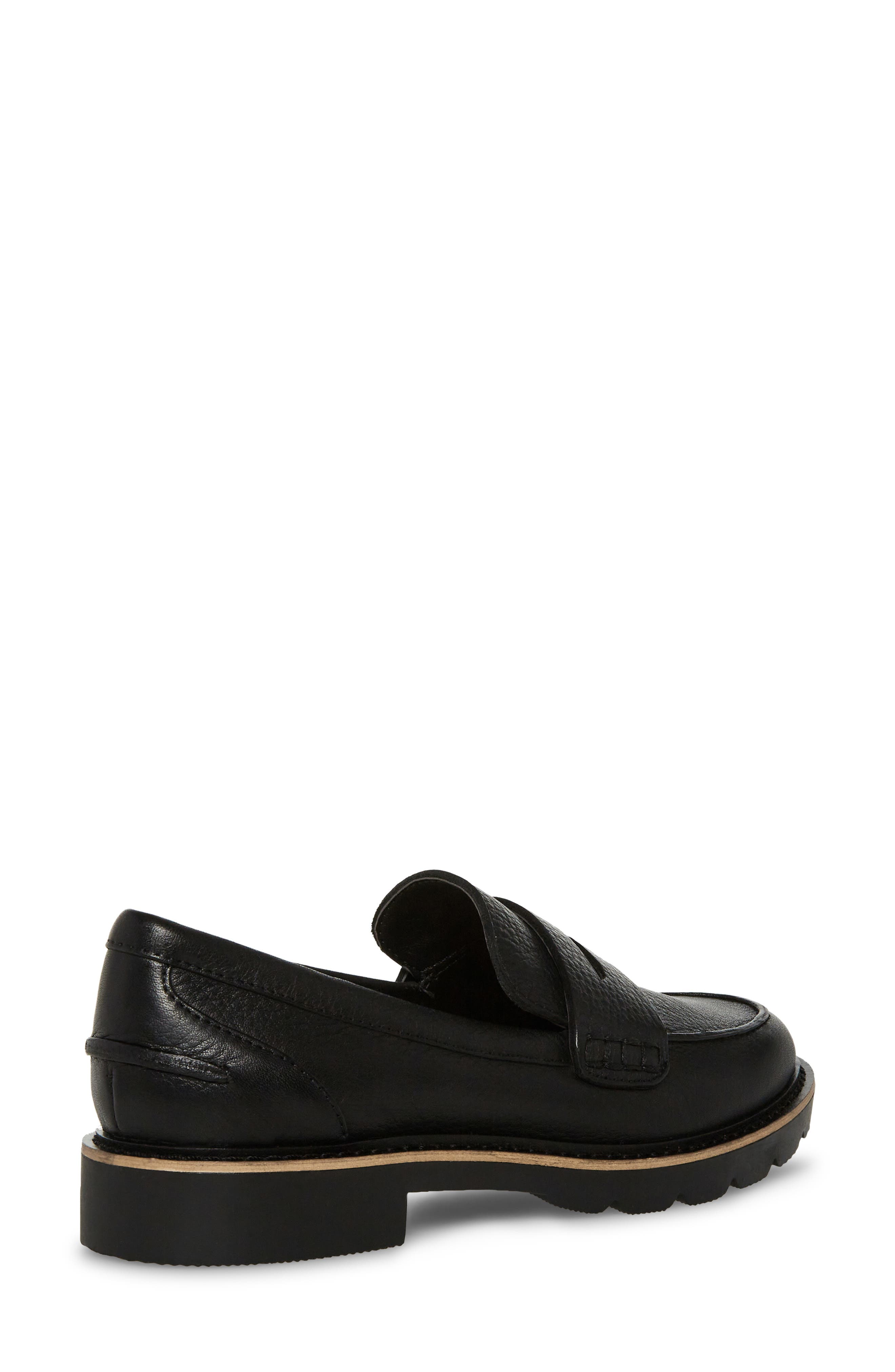 Blondo Peyton Waterproof Loafer, Alternate, color, Black Leather
