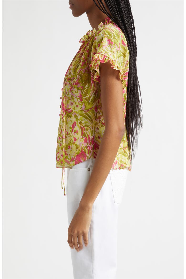 Jenise Daisy Swirl Top, Alternate, color, PINK AMETHYST MULTI