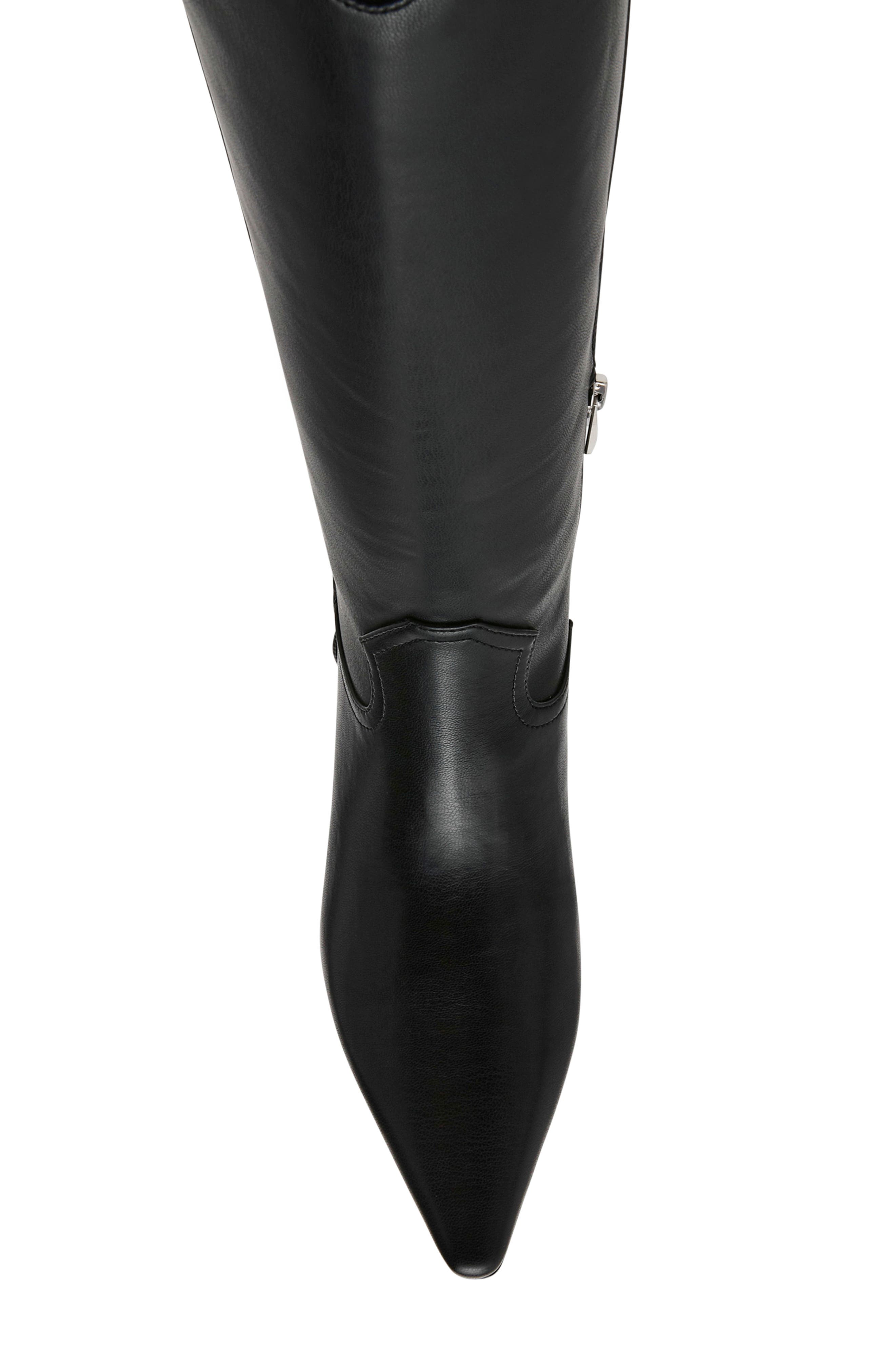 Steven New York Britt Knee High Western Boot, Alternate, color, Black