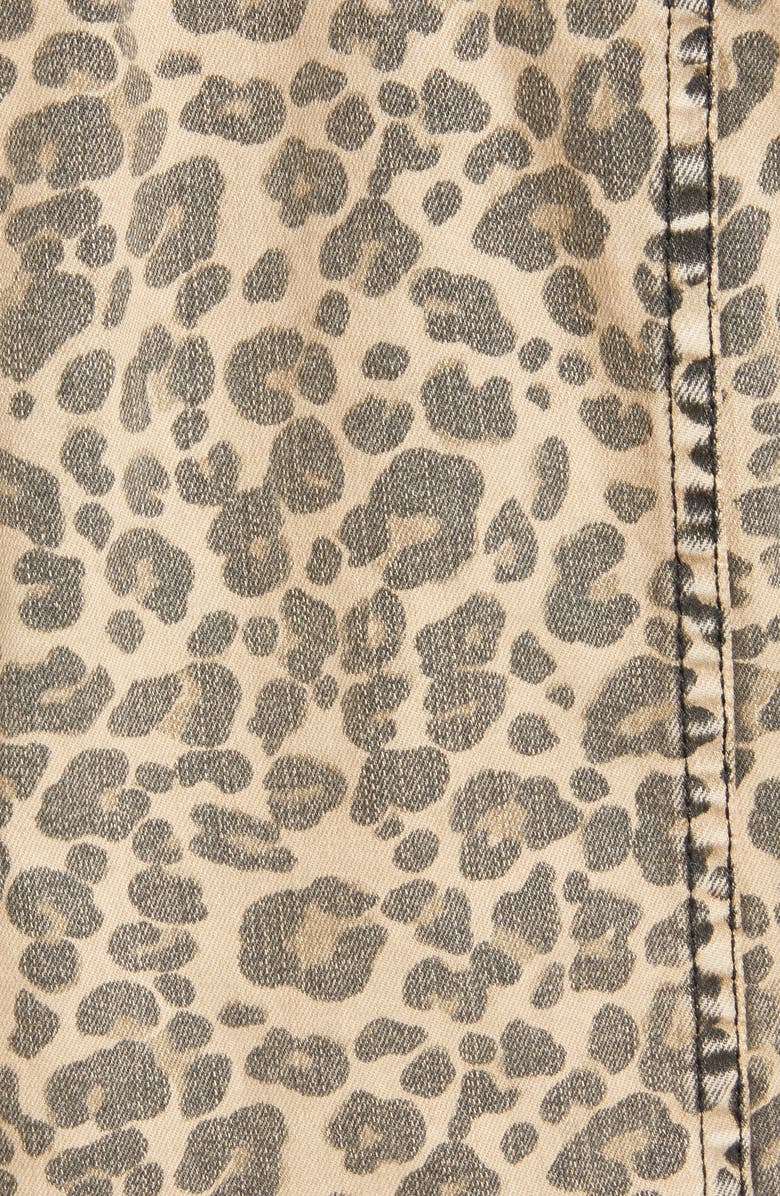 STS Blue Colbey Leopard Print Denim Jacket, Alternate, color,