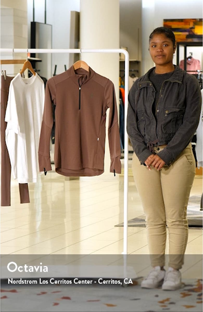 Climate Quarter Zip Running Top, sales video thumbnail