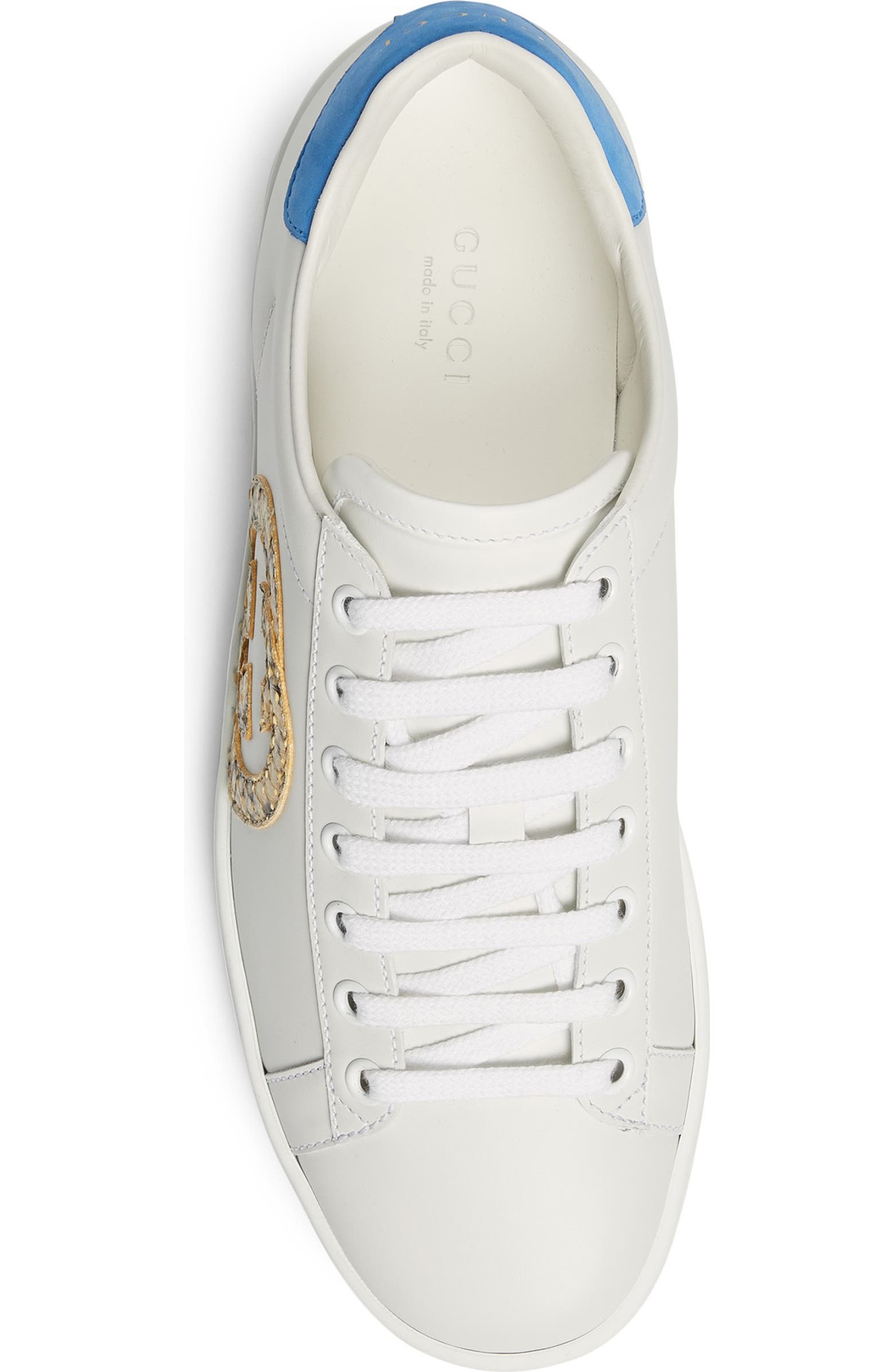Gucci Ace Python Gucci New Ace Genuine Python Logo Tennis Sneaker (Women) | Nordstrom
