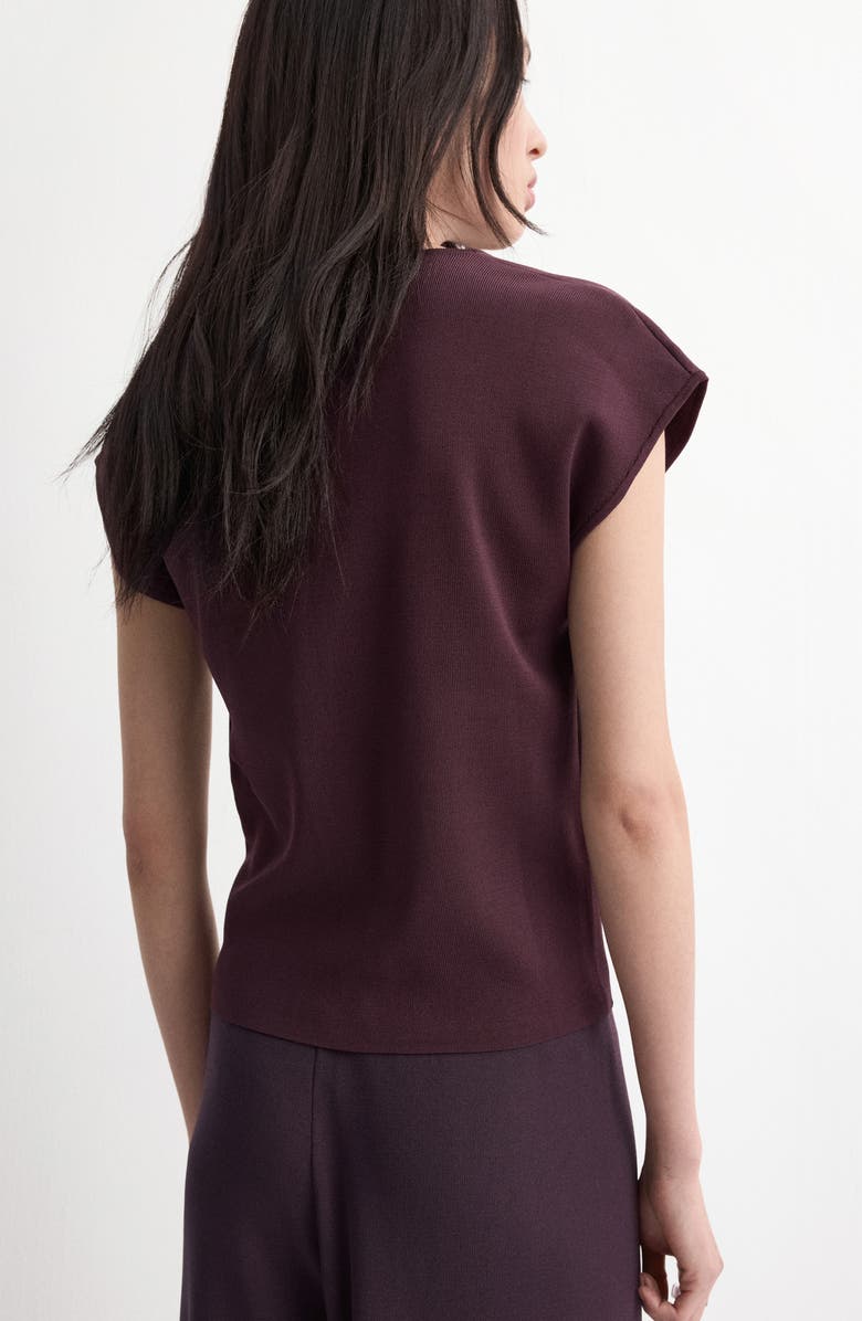 MANGO Short Sleeve Sweater, Alternate, color,