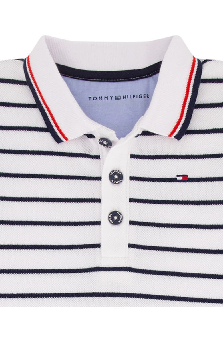 Tommy Hilfiger Kids' Polo Romper, Alternate, color, Navy