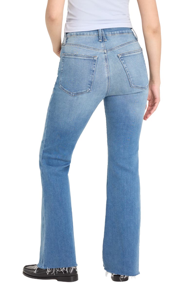 Good American Good Legs Flare Jeans, Alternate, color, Indigo1211
