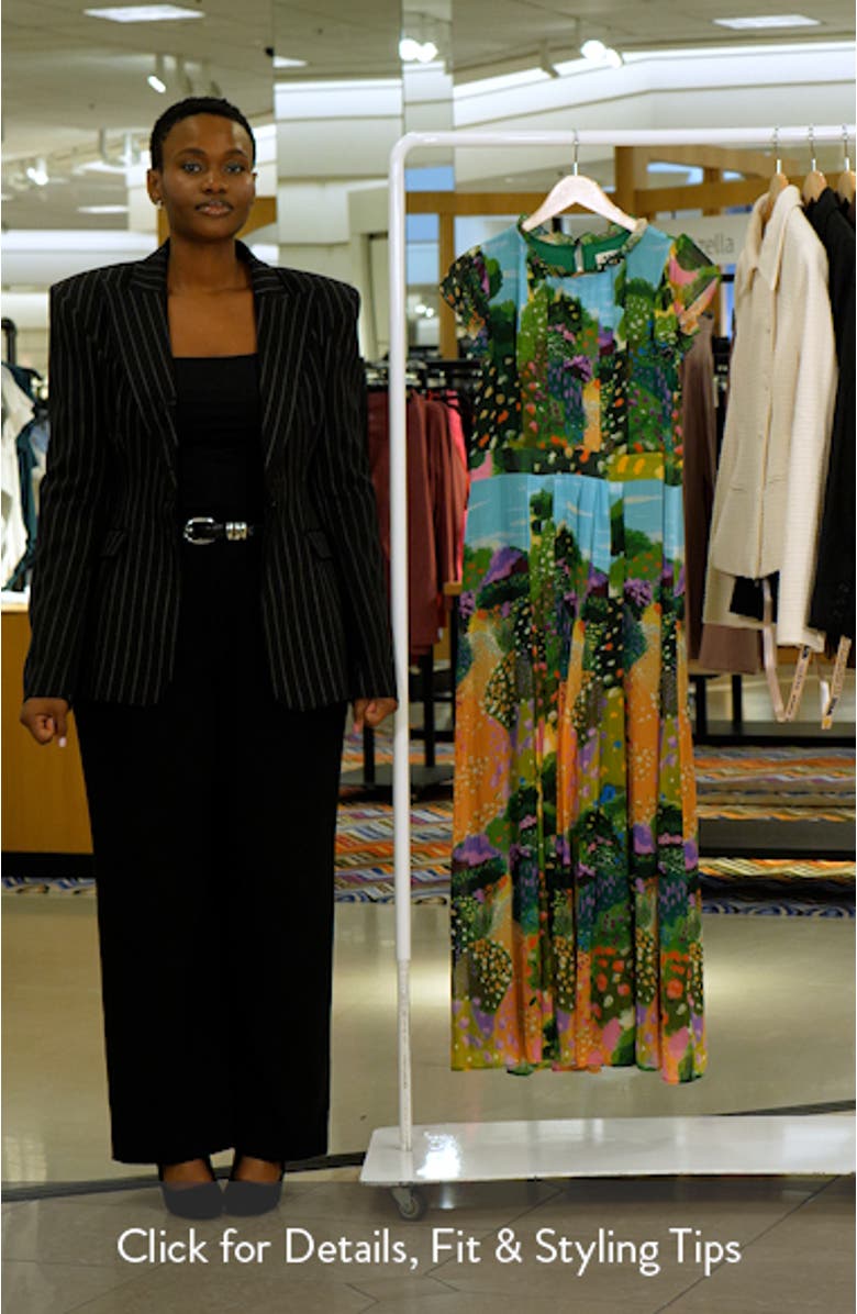 Ruffle Pleated Maxi Dress, sales video thumbnail