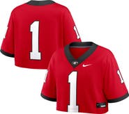 Nike Women's Nike Red Georgia Bulldogs Game Crop Top Jersey