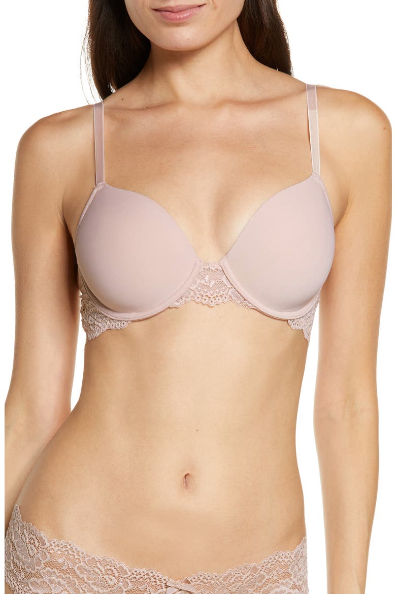 Goddess Multiway Underwire T-Shirt Bra, Main, color, CASHMERE