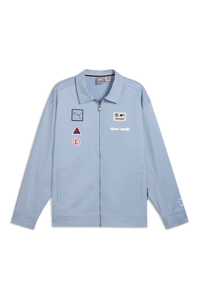 BMW M4 Motorsport Zip-Up Coach's Jacket , Alternate, color, BLUE WASH